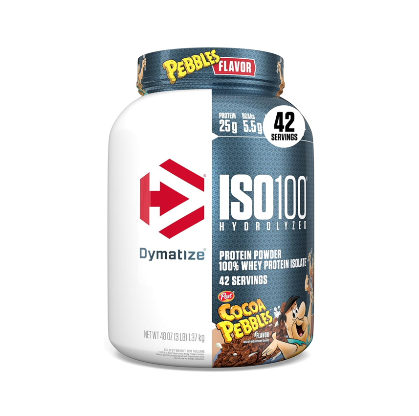 DYMATIZE ISO 100 HYDROLIZED 42 SERVINGS 1.37KG COCOA PEBBLES