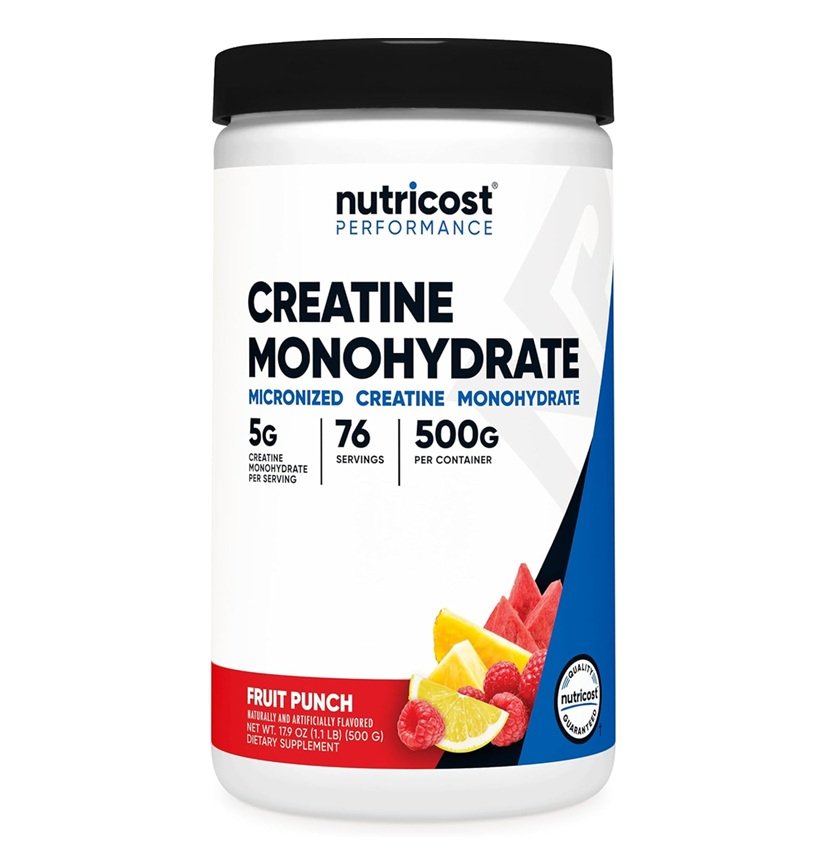 NUTRICOST CREATINE MONOHYDRATE 500G FRUIT PUNCH