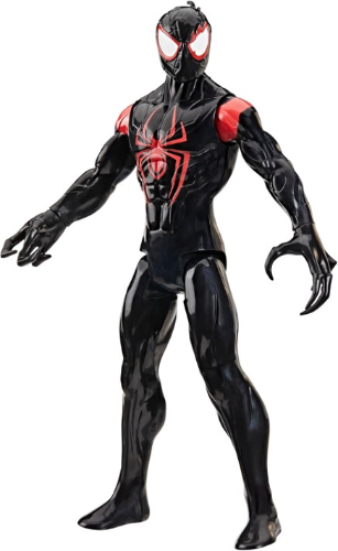 HASBRO SPIDER-MAN MARVEL VENOM VS TITAN HERO SERIES MILES MORALES 12 PULGADAS