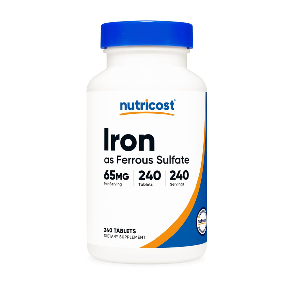 NUTRICOST IRON 65MG 240 CAPSULES