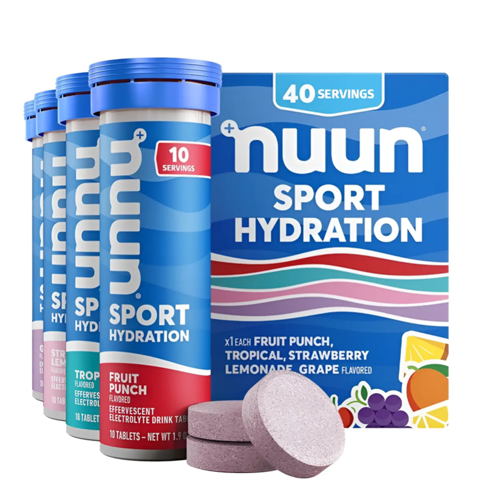 NUUN SPORT HYDRATATION  PACK X4 10 PER PACK GRAPE (40 TABLETS)
