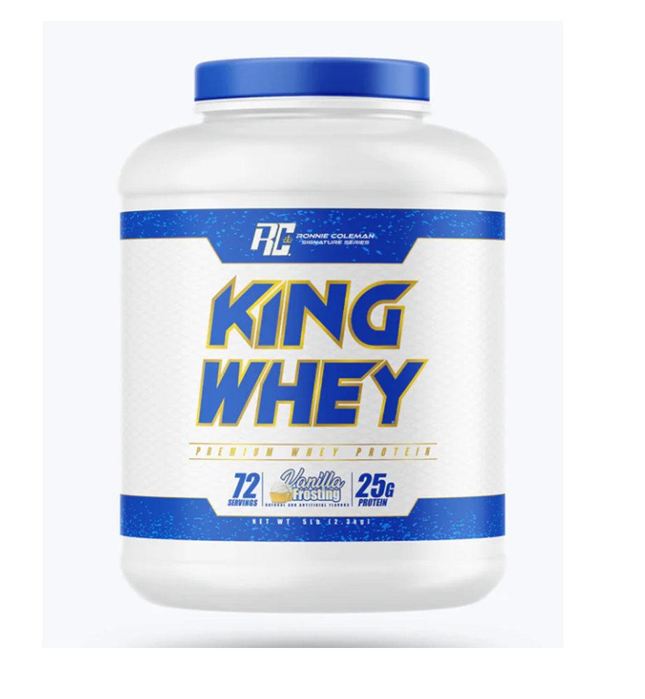 RONNIE COLEMAN KING WHEY 72 SERVINGS 2.3KG VANILLA FROSTING