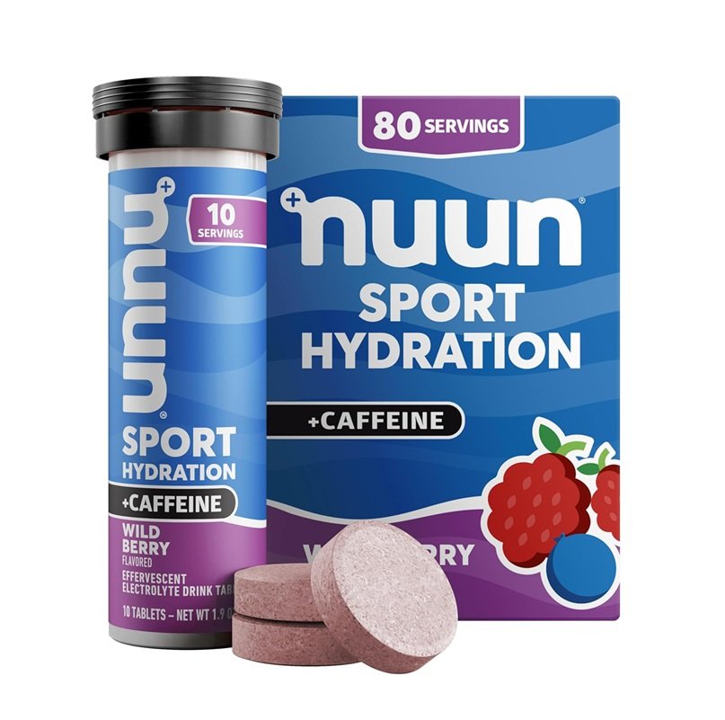 NUUN SPORT HYDRATATION + CAFFEINE WILD BERRY 80 SERVINGS