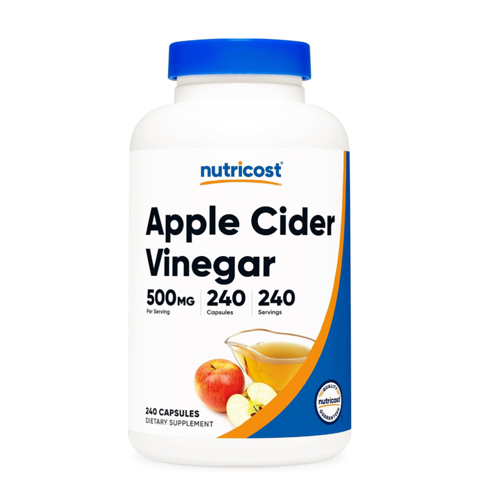 NUTRICOST APPLE CIDER VINEGAR 500MG 240 CAPSULES