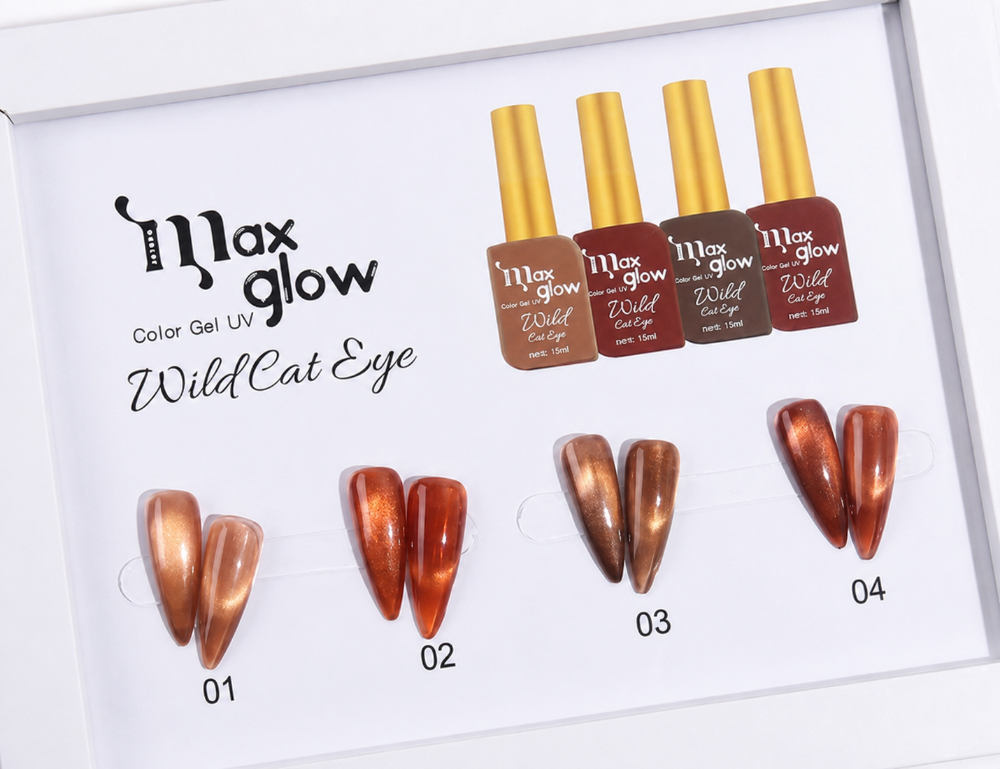 Esmaltes Wild Cat Eye Maxglow 10ml