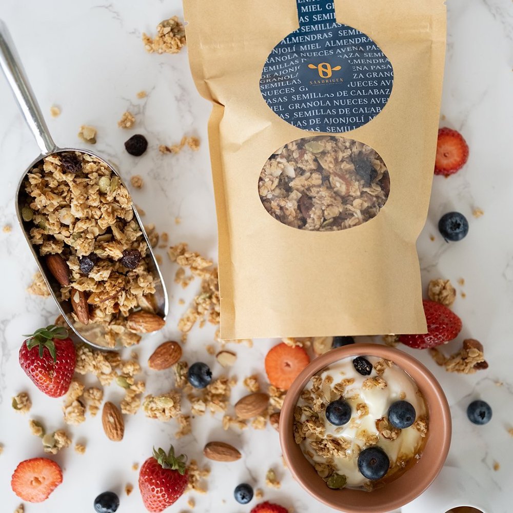 Granola Endulzada con miel Sanorigen