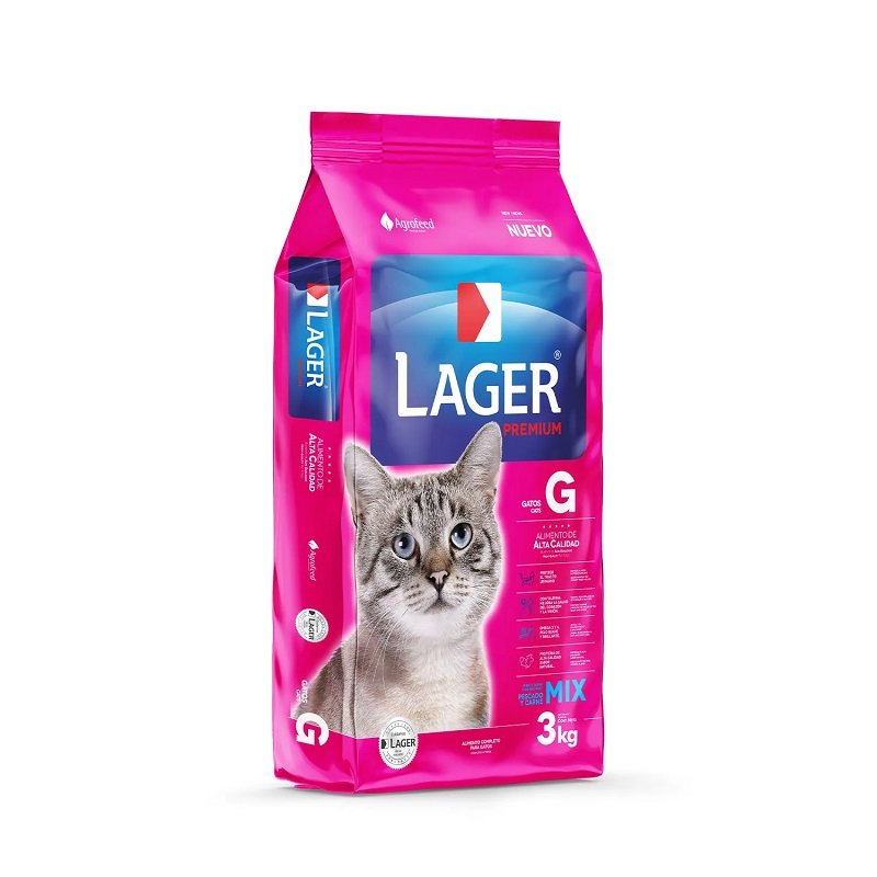 Alimento Lager Gato 3Kg
