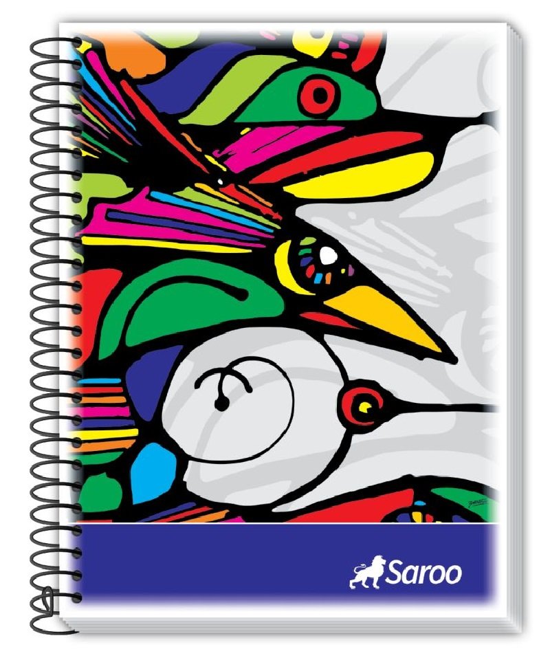CUADERNOLA SAROO 20 X 27 CM. 70 HOJAS