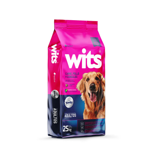 ALIMENTO WITS PERRO ADULTO CARNE Y CEREALES 25KG