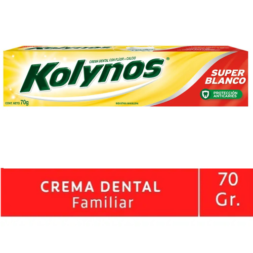 Crema Dental Kolynos Super Blanco 180Gr