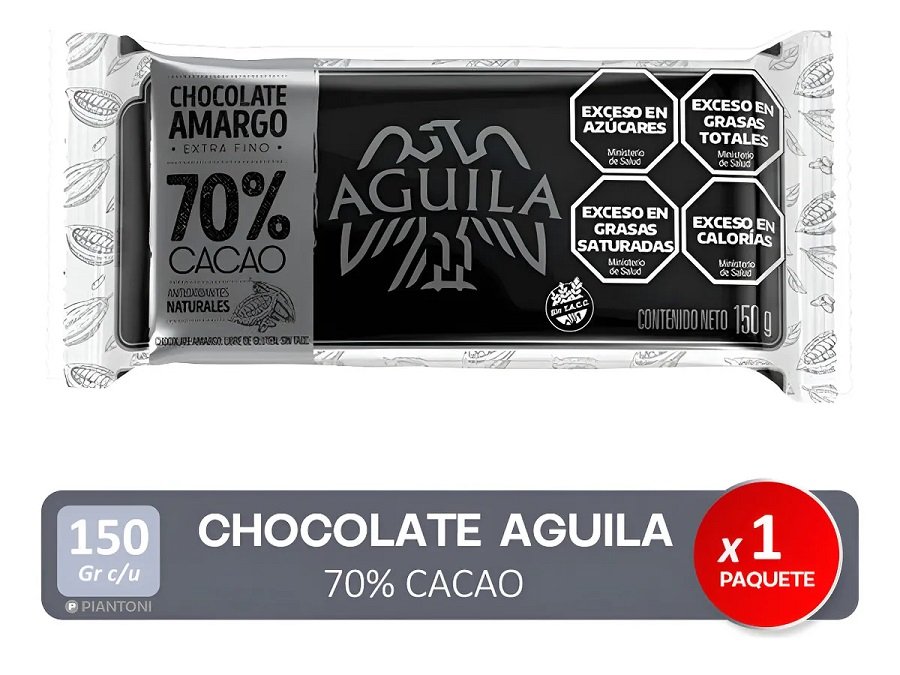 Chocolate AGUILA Extrafino 70% Cacao 150 g