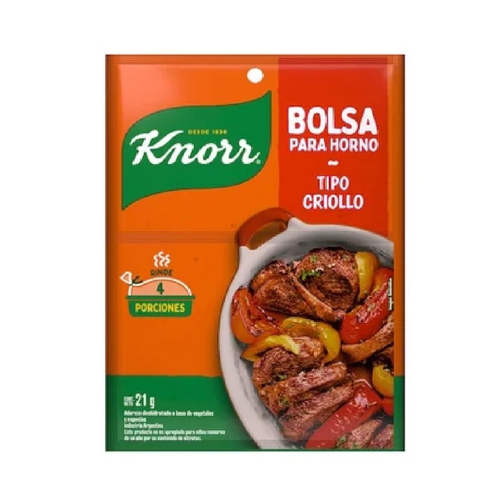 Condimento Sabor al horno Knorr tipo criollo 21 g
