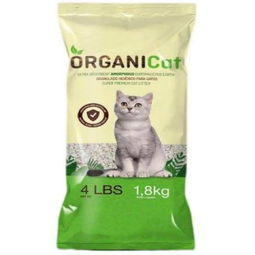 Areia Para Gatos Organicat 1.8 kg