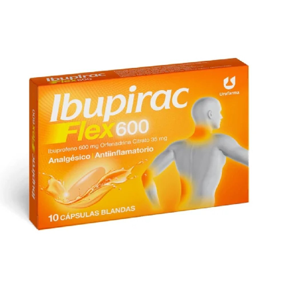 Ibupirac Flex 600 mg/35 mg 10 Cápsulas Blandas