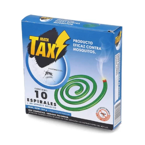 ESPIRALES TAX MOSQUITOS 10 UNIDADES