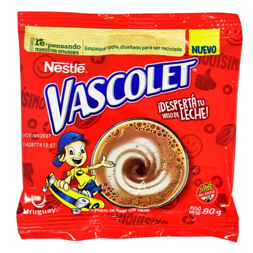 Achocolatado VASCOLET Nestle 80 g