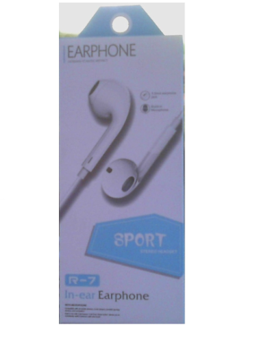 Auriculares intraaurales con cable Buddy R7 (blancos, 3,5 mm)