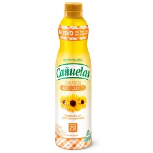 Aceite Rocío Vegetal Cañuelas Girasol Aerosol 187 Ml