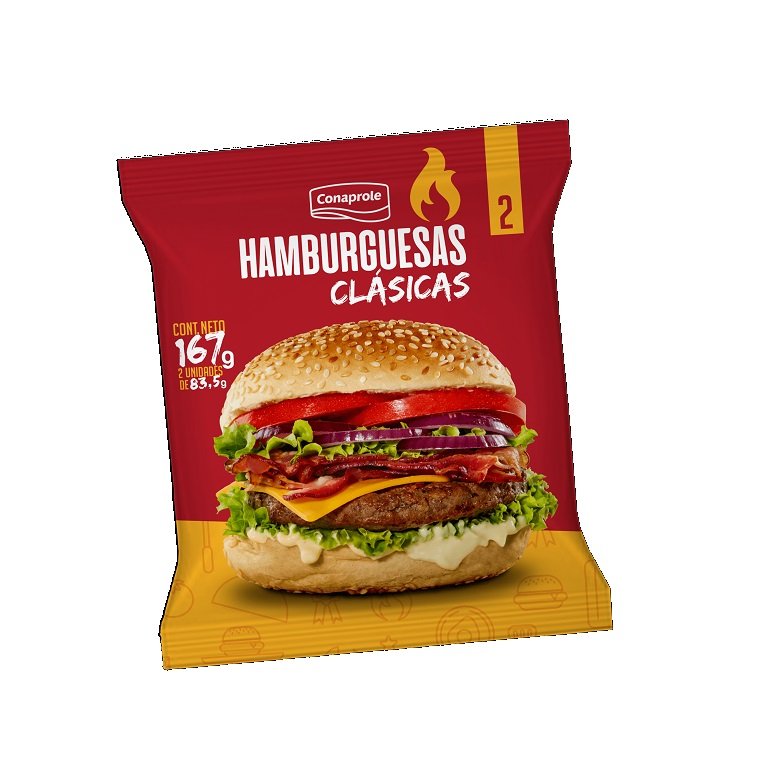 Hamburguesas CONAPROLE Clásicas (2 un.) 70 g
