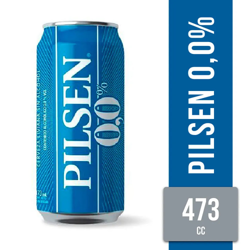 Cerveza Lata Pilsen  sin  Alcohol  473 ml