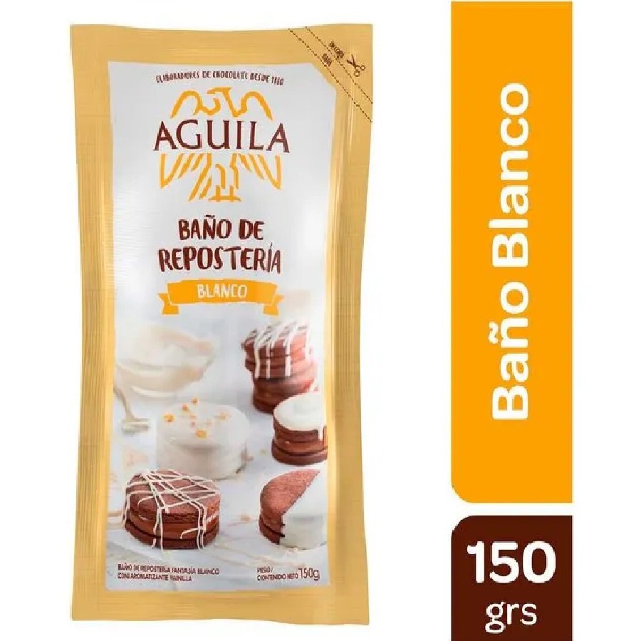 Baño de Repostería Aguila Chocolate Blanco 150 Gr