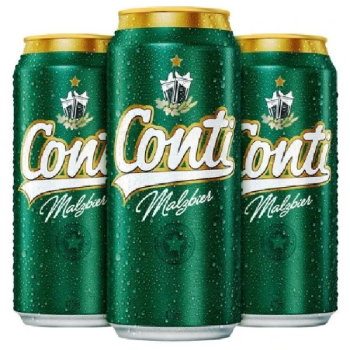 CERVEZA NEGRA CONTI MALZBIER LATA 473 ML