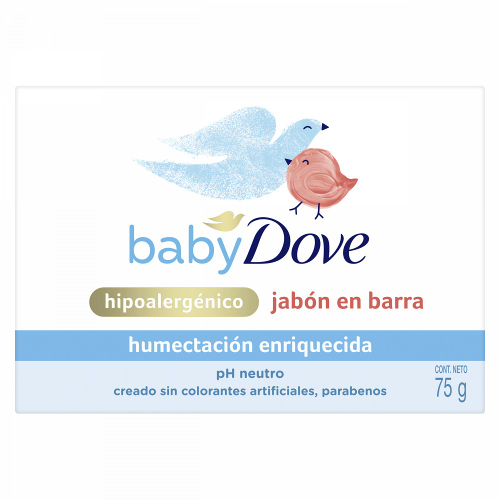Jabon en Barra Baby Dove Humectación Enriquecida x 75 g