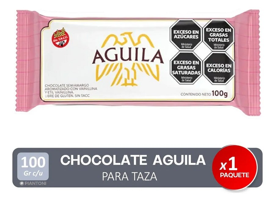 Chocolate para Taza Aguila x 100 g SIN TACC