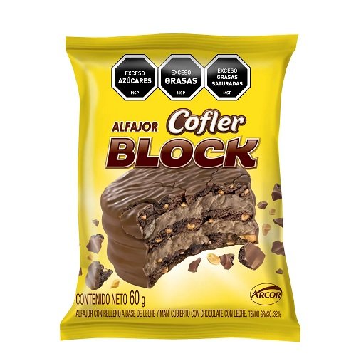 Alfajor Cofler Block Triple 60gr