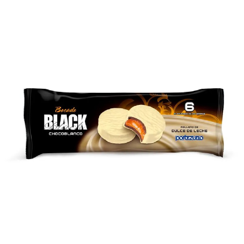 Bocado Portezuelo Black Chocolate Blanco x 6 unds
