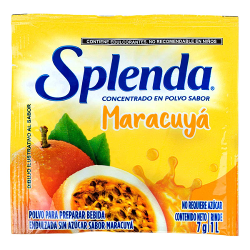 Concentrado En Polvo Splenda Marucuya 7g
