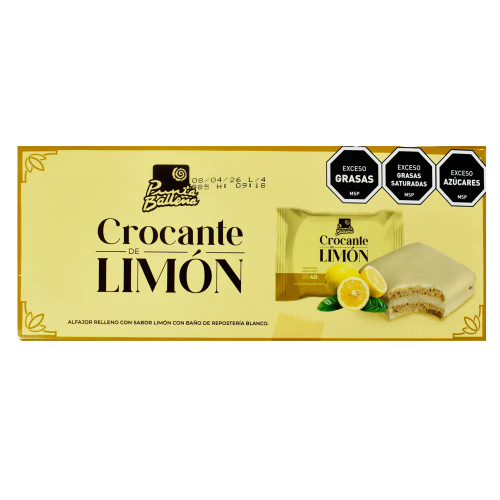 Alfajor PUNTA BALLENA crocante limón x6 240 g