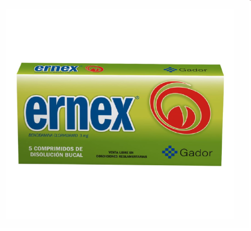 Ernex 3 mg 5 Comprimidos De Disolución Bucal