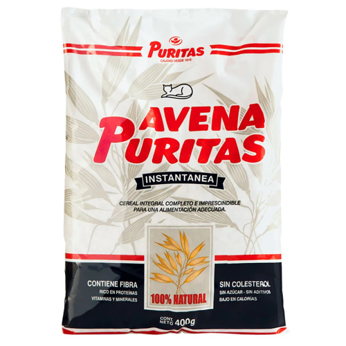 Avena Instantanea Puritas 400 Grs