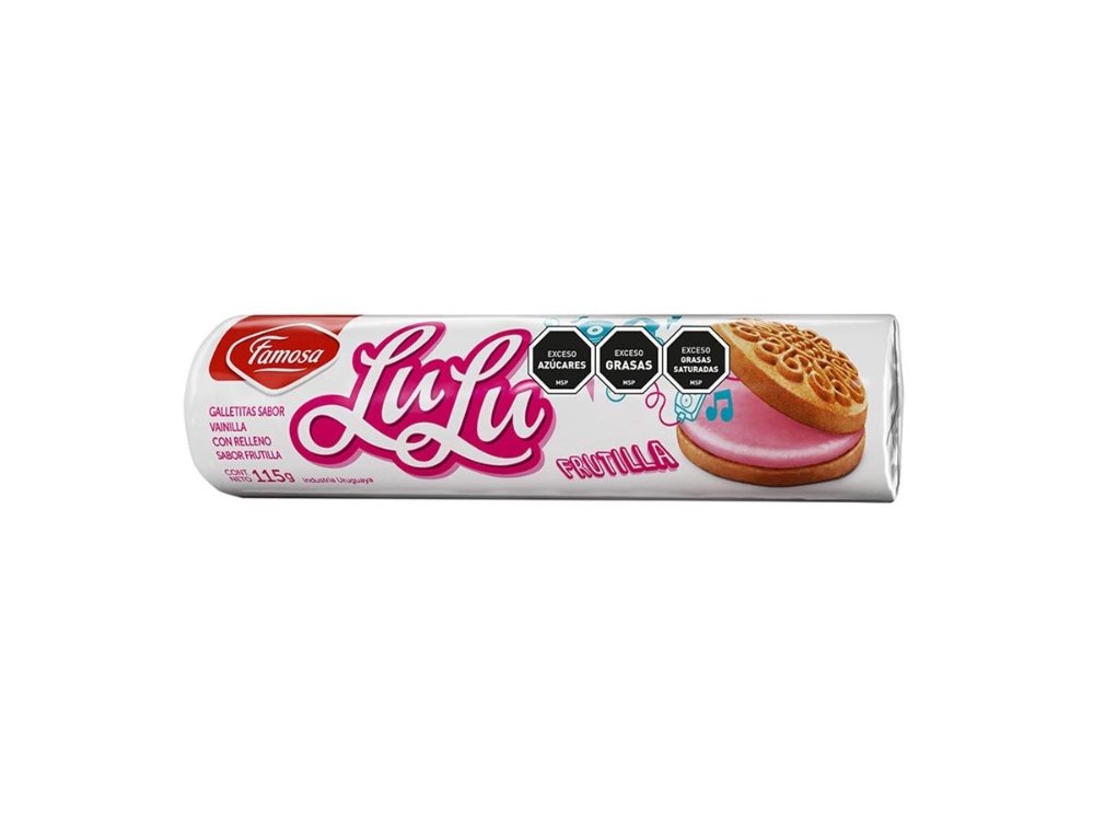 Galleta Lulu de Frutilla FAMOSA 115 gr