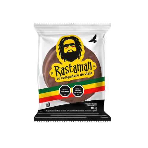 Alfajor Rastaman Chocolate 100g