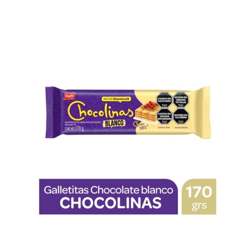 Galletitas Blancas Chocolinas 170 grs