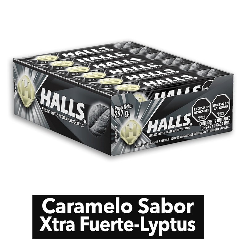 Caramelos Halls Menta Extra Fuerte 24,75g