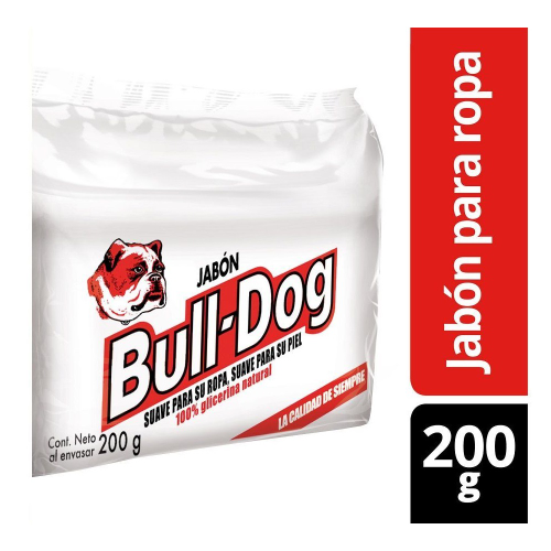 Jabon en Barra BULL DOG 1 Unidad 200 gr