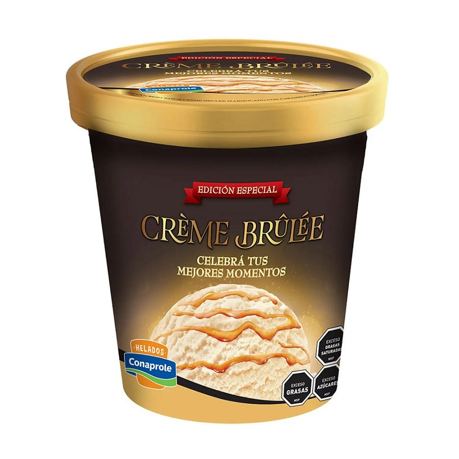 Helado sabor Creme Brule  CONAPROLE 500 gr