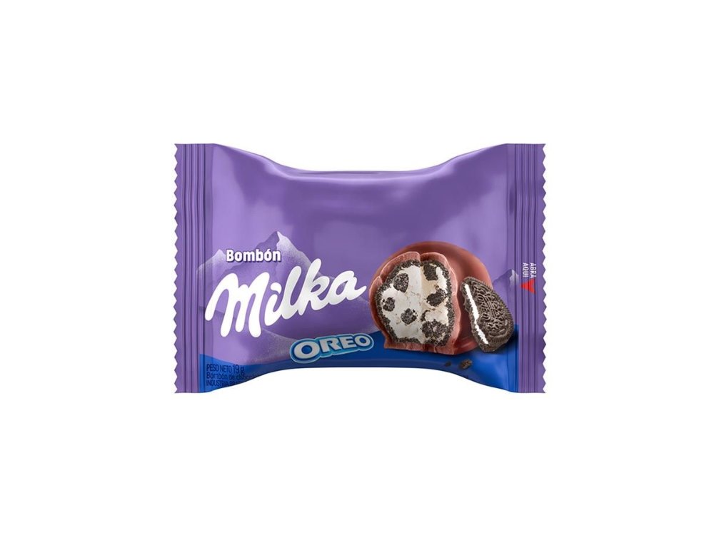Bombón de Chocolate Milka Oreo 19 g.