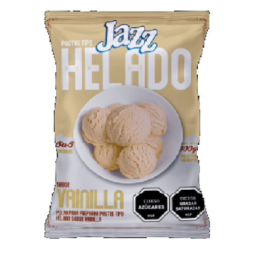 HELADO JAZZ EN POLVO VAINILLA 100 GR