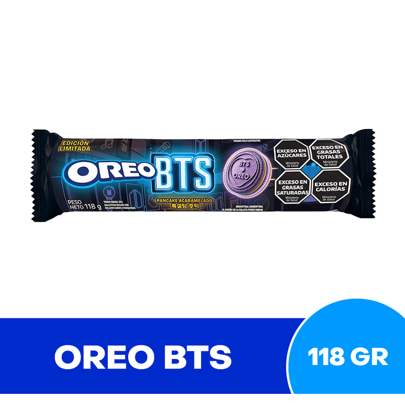 Galletitas Oreo BTS 118gr