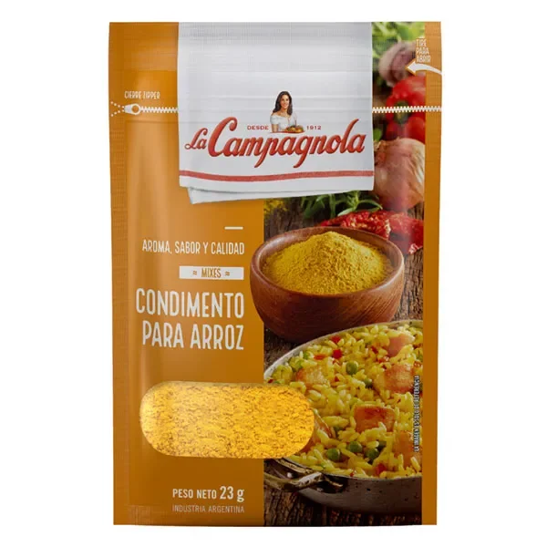 Condimento Para Arroz La Campagnola 23G