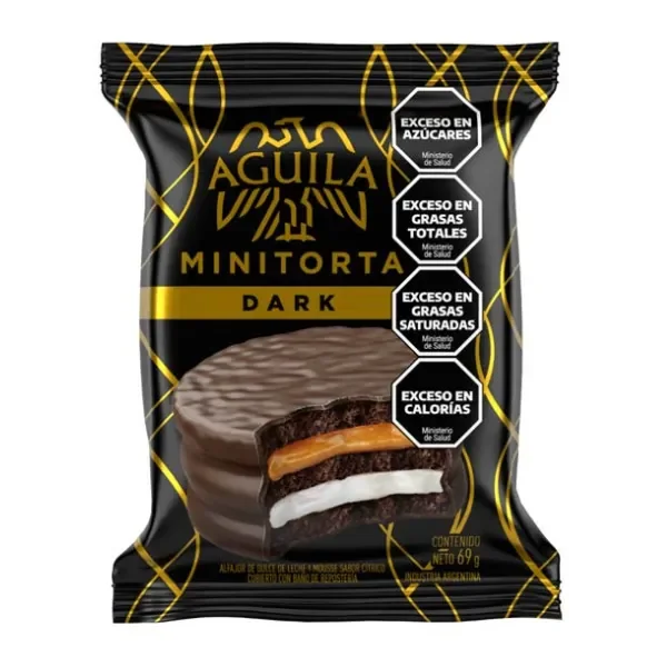 Alfajor Aguila Minitorta Dark Triple x 69gr