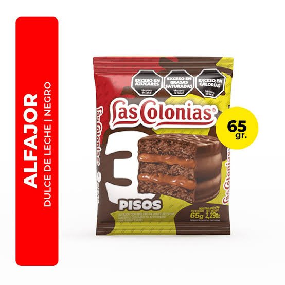 Alfajor Las Colonias Triple Negro