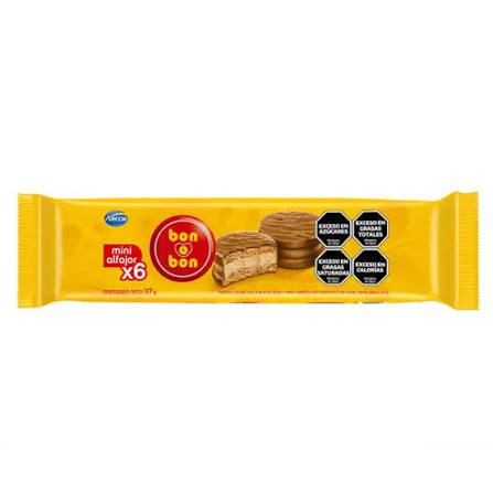 Alfajor Mini Bon O Bon Paquete 117GR