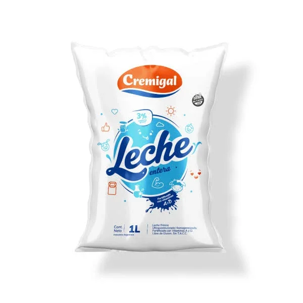 Leche Sachet Cremigal 1 Lts