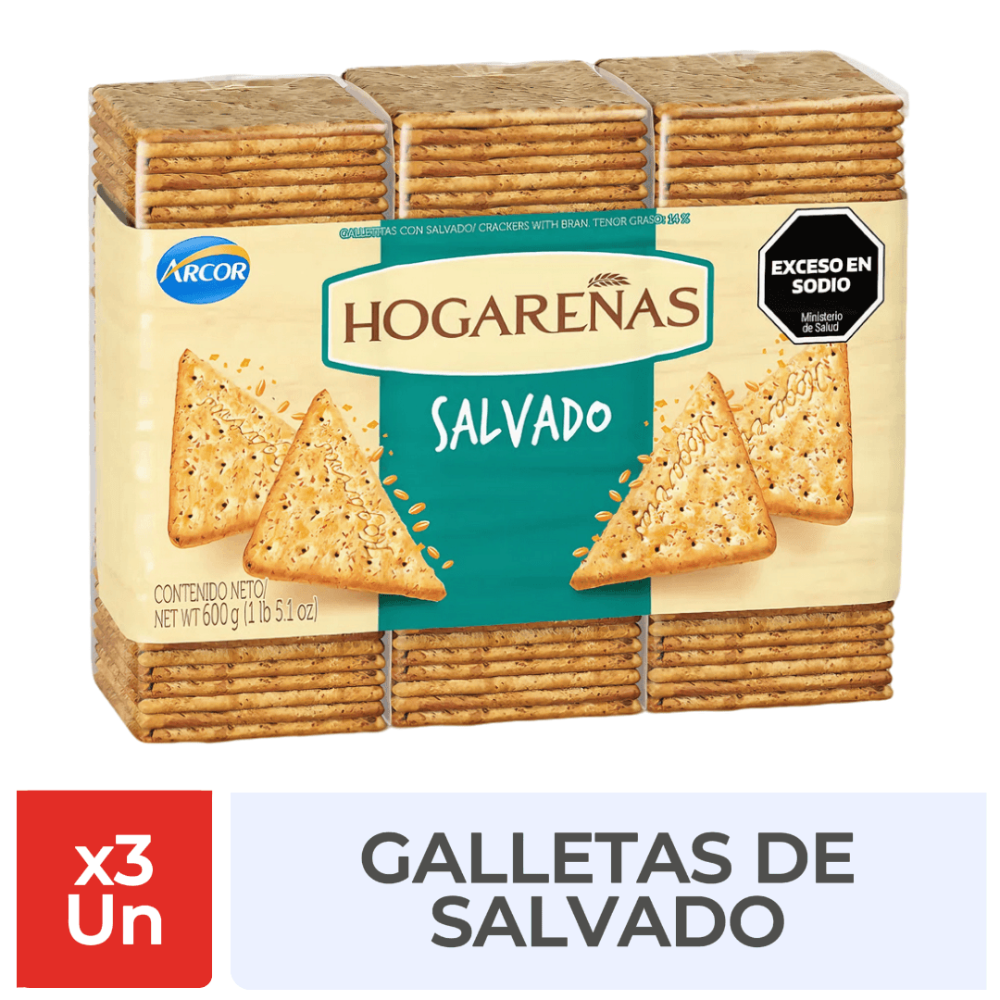 Hogareñas Salvado 3X200Gr