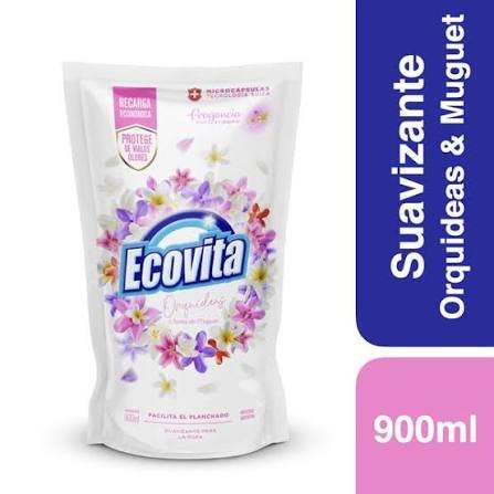 Ecovita Suavizante Orquideas Y Flores 900Ml Doypack
